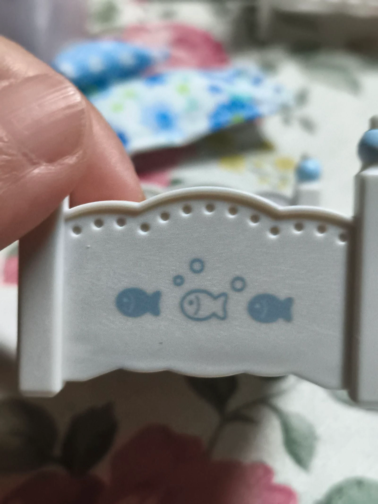 Cama para bebés Sylvanian azul  – photo 4